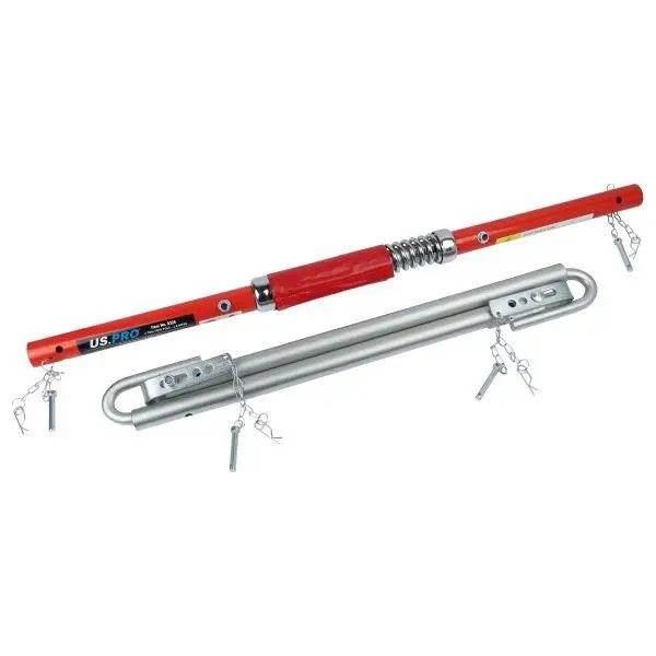 Us Pro 2 Ton Spring Dampened Tow Pole 1.8M With Carry Case 9326 1