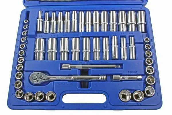 Us Pro 3/8" Drive Socket Set Metric & Af Shallow & Deep Sockets 50 Piece 1370 1