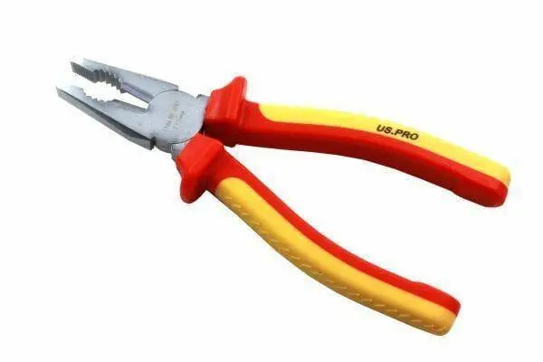 Us Pro 3 Piece Electricians Insulated Vde Pliers & Cutter Set 1684 2