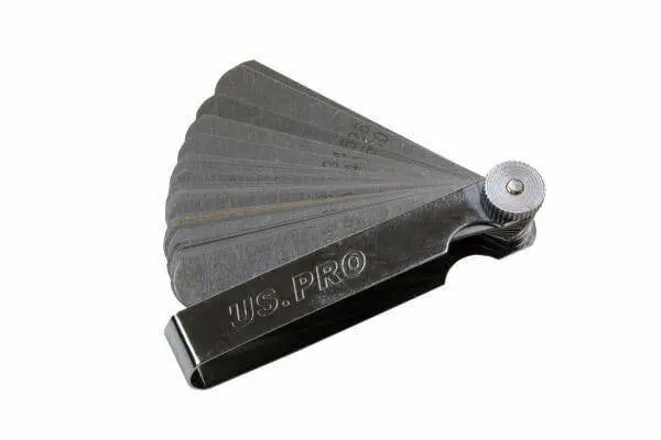 Us Pro 32 Blade Leaf Dual Marked Metric And Imperial Feeler Gauge 5867 1