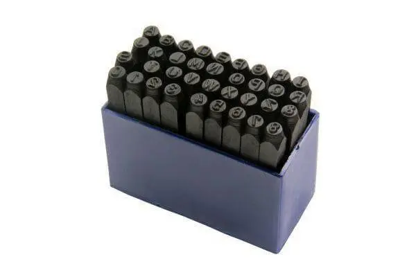 Us Pro 36Pc 4Mm Large Letter And Number Punch / Metal Stamp Security Set 2049 1
