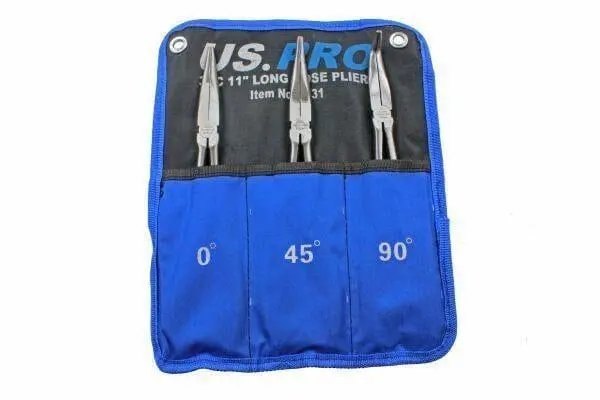 Us Pro 3Pc 11" Long Nose Pliers Set 1831 2