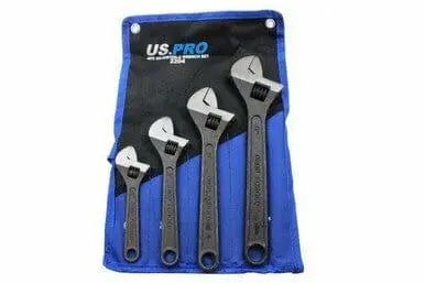 Us Pro 4Pc Adjustable Wrench / Shifting Spanner Set 6" 8" 10" 12" - 2204 1