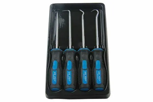 Us Pro 4Pc Short Mini Pick & Hook Set 5034 1