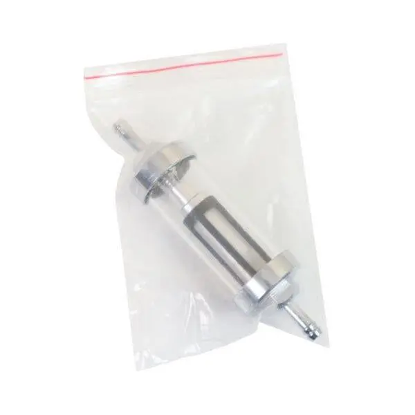 Us Pro 6Mm 1/4" Chrome Universal Inline Reusable Fuel Filter 6886 2