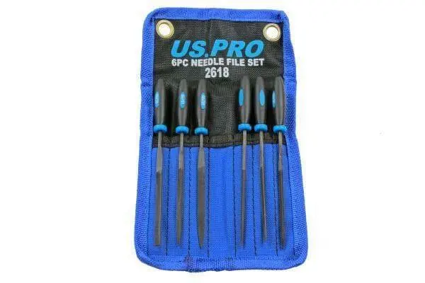 Us Pro 6Pc Needle File Set 140Mm 2618 1