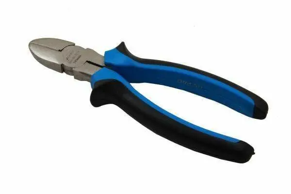 Us Pro 7" (175Mm) Ni-Fe Finish Comfort Grip Diagonal Side Cutting Pliers 2214 1