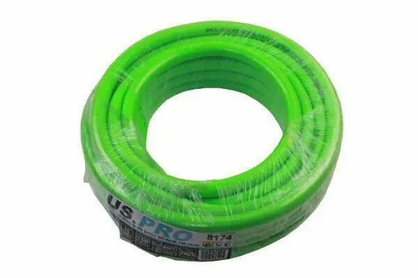 Us Pro 8Mm X 10 Meters Hi Vis Green Hybrid Quick Release Air Hose 8174 1