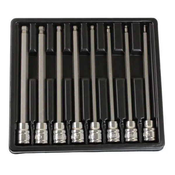 Us Pro 8Pc 3/8"  Long Ball End Hex Allen Bit Key Sockets 1495 1