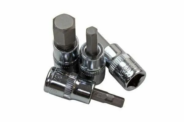 Us Pro 9Pc 3/8" Dr Sae / Imperial Hex, Allen Bit Sockets Socket Rail 3385 2