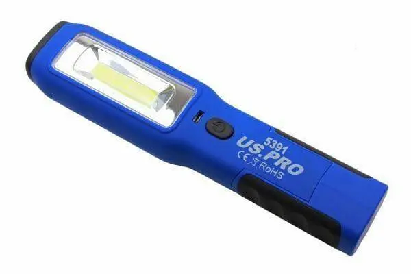 Us Pro Blue & Black Super Bright Magbender Light - Inspection Light - Led Torch 5391 2