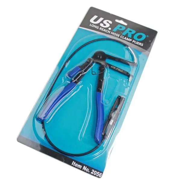 Us Pro Flexible Long Reach Locking Hose Clamp Removal Pliers Ratchet Tool 2056 2