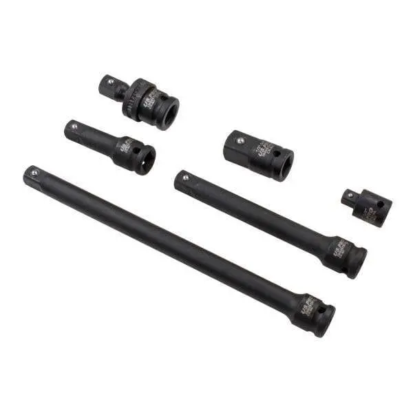 Us Pro Industrial 1/2" Drive Impact Accessory Set Extension, Reducer, Uj, Wobble 3464 2