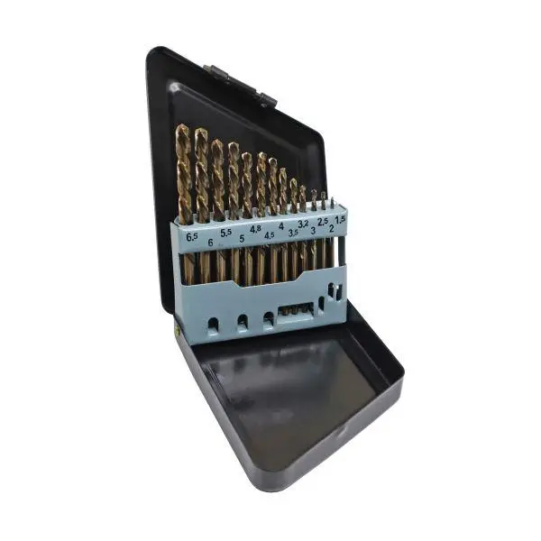 Us Pro Industrial 13Pc M35 Cobalt Left Hand Drill Bit Set 1.5 - 6.5Mm 7079 1