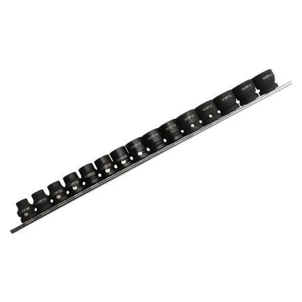 Us Pro Industrial 15Pc 1/2" Dr 6Pt Stubby Impact Sockets Socket Set 10-24Mm 3948 1