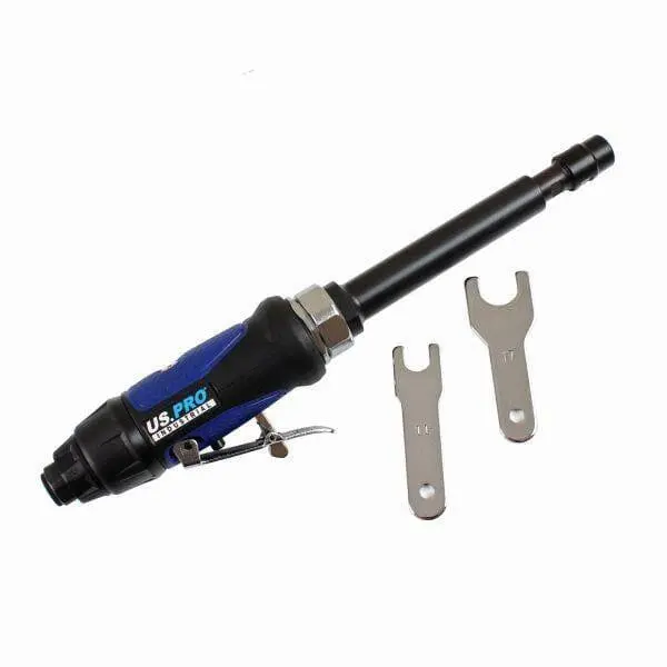 Us Pro Industrial Extended Air Die Grinder Long Reach Shaft 1/4" Collet 8603 1