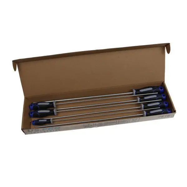 Us Pro Industrial Tools 7Pc Extra Long Tamper Star Torx Screwdriver Set T10 - T40 4616 1