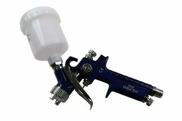 Us Pro Mini Hvlp Gravity Feed Spray Gun 115Ml Pp Cup 0.8Mm Nozzle 8768 1