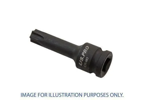 Us Pro Tools 1/2" Dr Impact Torx Bit Socket T50 X 78Mm 3360 1