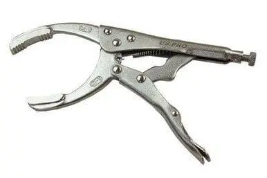 Us Pro Tools 10" Straight Jaw Oil Filter Locking Pliers Mole Grips 3293 1