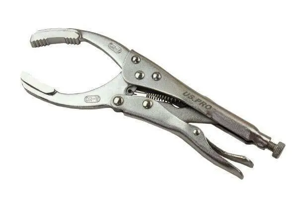 Us Pro Tools 10" Straight Jaw Oil Filter Locking Pliers Mole Grips 3293 2
