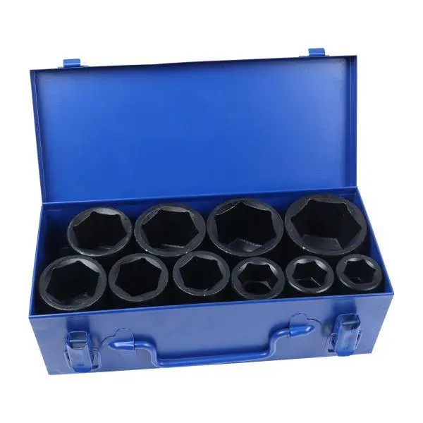 Us Pro Tools 10Pc 3/4" Dr 6Pt Deep Impact Socket Set 22-50Mm 7596 1