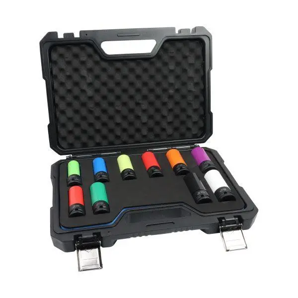 Us Pro Tools 10Pc Master Set - 1/2" Dr Deep Impact Sockets For Alloy Wheels 7572 1