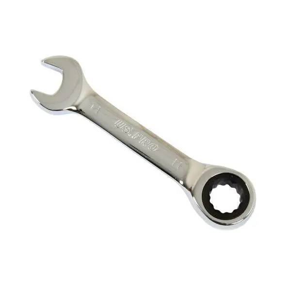 Us Pro Tools 11Mm Stubby Gear Combination Ratchet Spanner Wrench 72T 3897 1