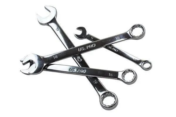 Us Pro Tools 12Pc Combination Spanner Set Metric 8 - 19Mm 3234 2