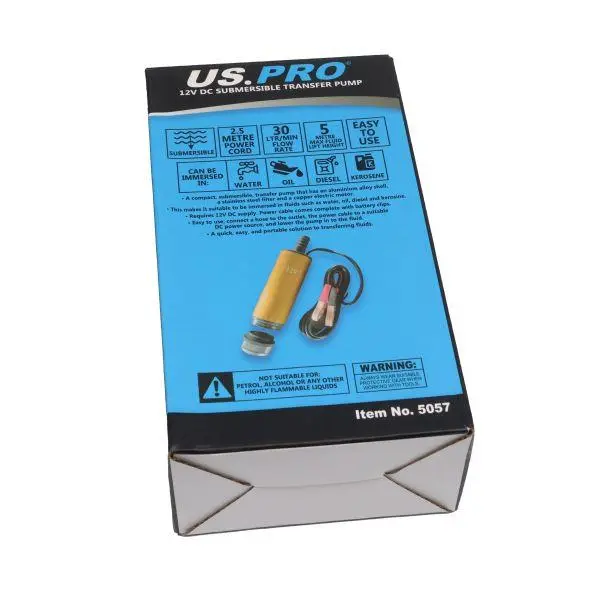 Us Pro Tools 12V Dc Submersible Transfer Pump 5057 2