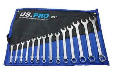 Us Pro Tools 14 Piece Metric Combination Spanner Wrench Set 6 - 26Mm 2277 1