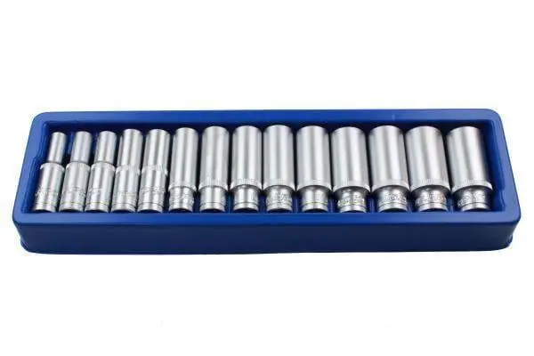 Us Pro Tools 14Pc 3/8" Dr Deep Metric Sockets Satin Finish 8 - 21Mm 1493 1