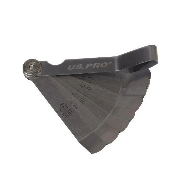 Us Pro Tools 16 Offset Blade Metric & Imperial Feeler Gauge 5906 1