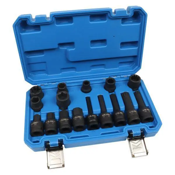Us Pro Tools 16Pc 1/2" Drive Brake Caliper Service Set 6235 1