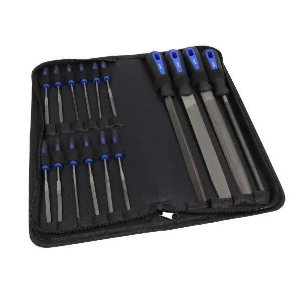 Us Pro Tools 16Pc Engineers Files And Needle File Set Flat Half, Round Tri Square 7563 1