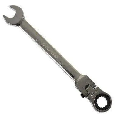 Us Pro Tools 17Mm Ratchet Flexi Head With Lock Combination Spanner Wrench 3682 2
