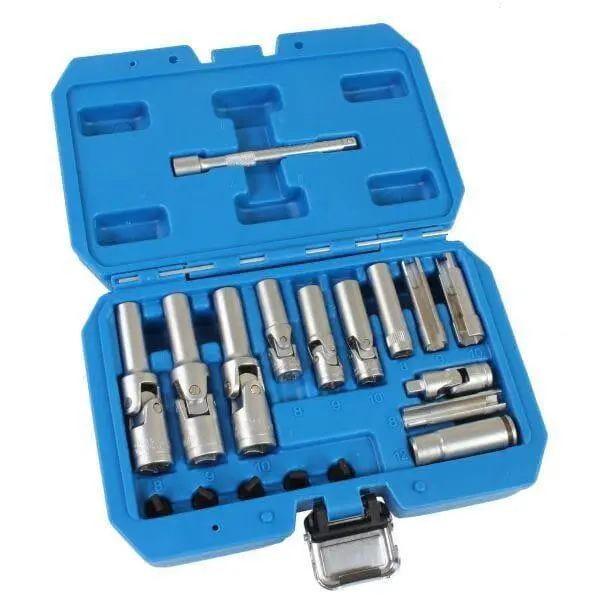 Us Pro Tools 18Pc Thin Wall Psg Glow Plug Removal Socket Set 5638 1