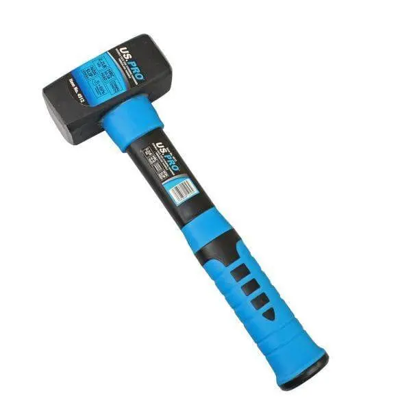 Us Pro Tools 2.2Lbs Stoning Hammer 1Kg Fibreglass Handle 11" Inch Sledge Hammer 4512 1