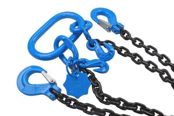 Us Pro Tools 2 Leg Chain Sling - 2 Meters 8Mm G80 2.8 Tonne - Adjustable 9150 1