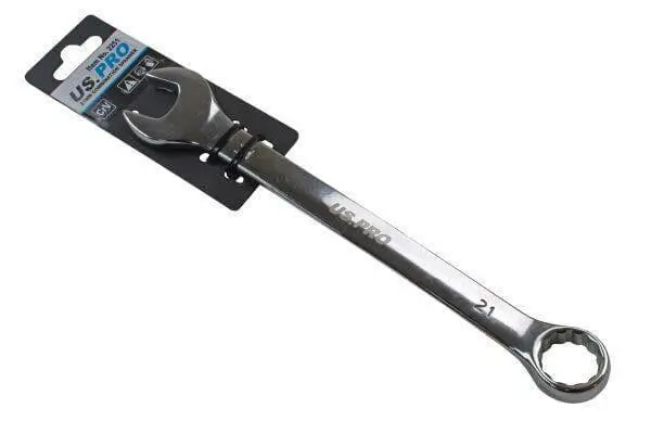 Us Pro Tools 21Mm Combination Spanner Polished Chrome Vanadium 2251 1