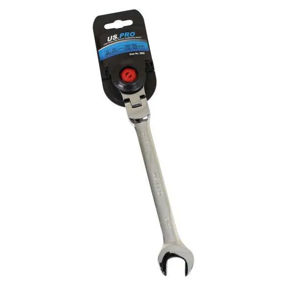 Us Pro Tools 22Mm Flexible Gear Ratchet Combination Spanner Wrench 3891 2