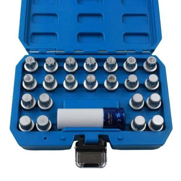 Us Pro Tools 23Pc Vag Locking Wheel Nut Key Set, Vw Audi Skoda Etc 3457 1