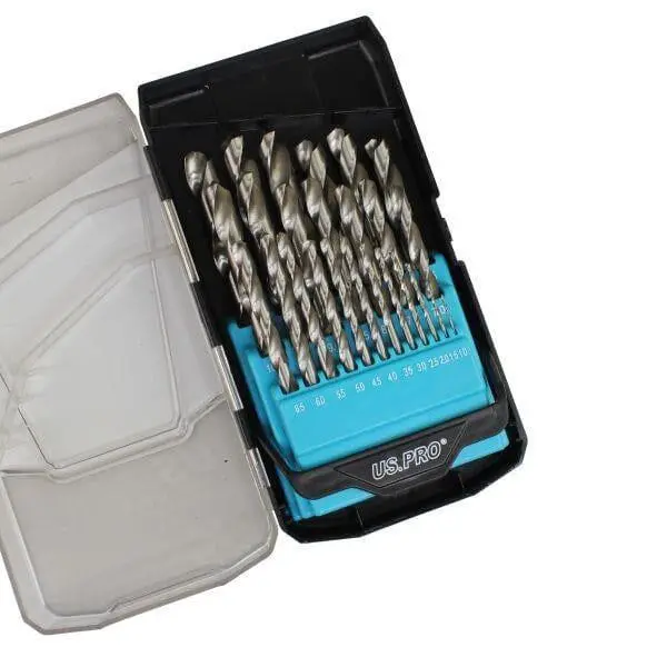 Us Pro Tools 25Pc Hss Metric Drill Bit Bits Set 1Mm To 13Mm In Case 2697 1