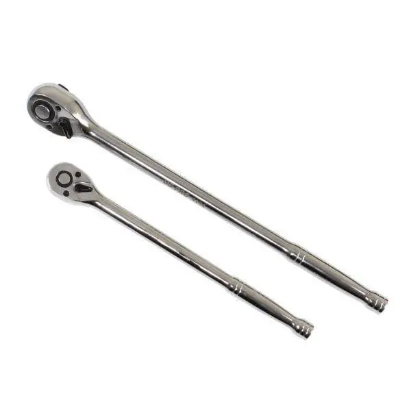 Us Pro Tools 2Pc Extra Long Ratchet Set 3/8" & 1/2" Drives 4208 2