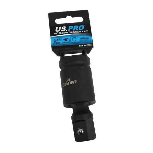 Us Pro Tools 3/4" Drive Universal Impact Socket Joint Wobble Swivel Extension 3981 1