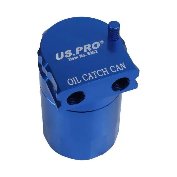 Us Pro Tools 300Ml Universal Oil Catch Can Breather Reservoir Tank Kit Blue 5262 2