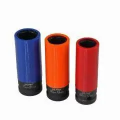 Us Pro Tools 3Pc 1/2" Dr Deep Impact Sockets For Alloy Wheels 17,19,21Mm 3723 2