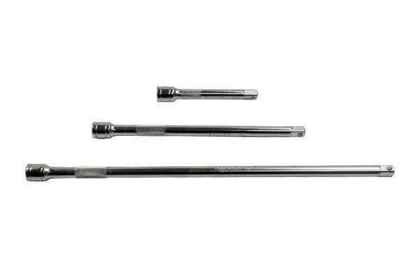 Us Pro Tools 3Pc 1/4" Dr Socket Extension Bar Set  75Mm 150Mm 250Mm Long 3261 1