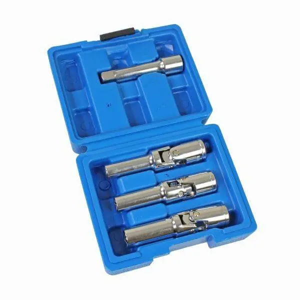 Us Pro Tools 3Pc Glow Plug Deep Uj Socket Set 8Mm 10Mm 12Mm 3/8" Drive 5639 1