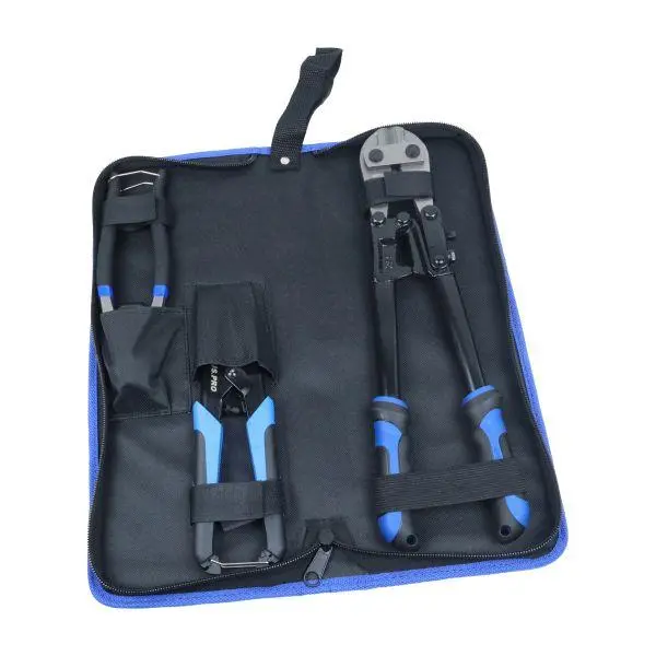 Us Pro Tools 3Pc Wire & Bolt Cutting Set In Pouch 7237 1
